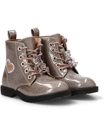 Botin Militar Niña Suela Plana - Etika