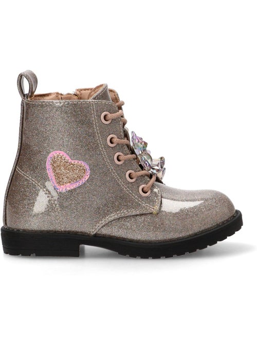 Botin Militar Niña Suela Plana - Etika - Kiabi