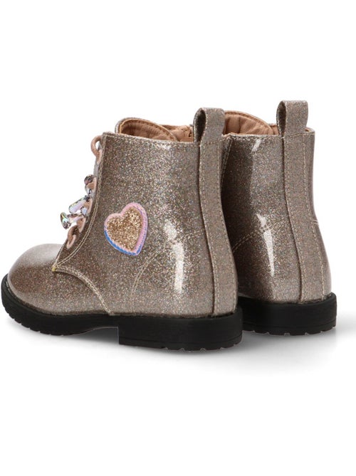 Botin Militar Niña Suela Plana - Etika - Kiabi