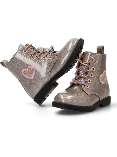 Botin Militar Niña Suela Plana - Etika - Kiabi