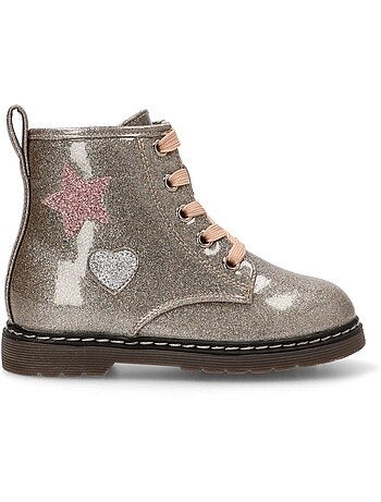 Botin Militar Niña Suela Plana - Etika