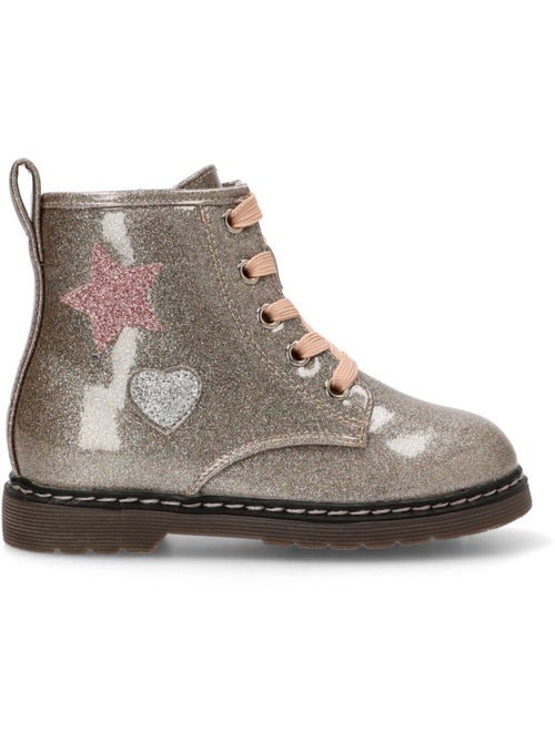 Botin Militar Niña Suela Plana - Etika - Kiabi
