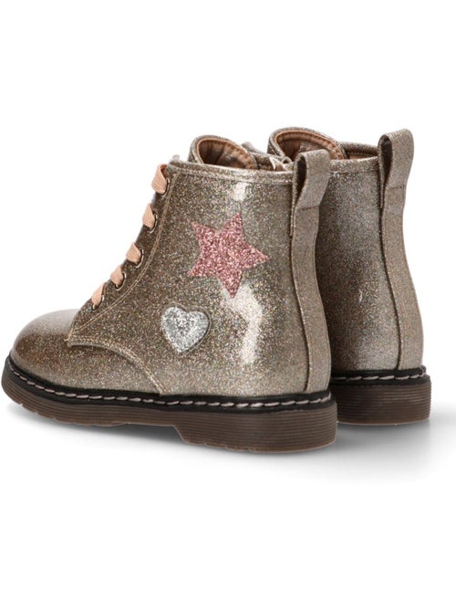 Botin Militar Niña Suela Plana - Etika - Kiabi