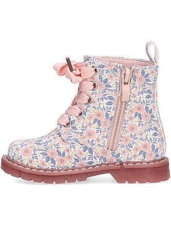 Botin Militar Niña Suela Plana - Luna Collection