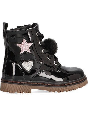 Botin Militar Niña Suela Plana - Modelo 151092