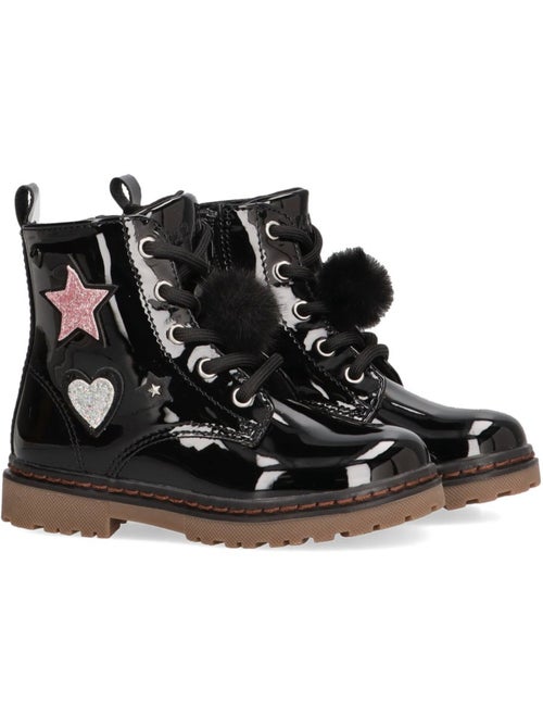 Botin Militar Niña Suela Plana - Modelo 151092 - Kiabi