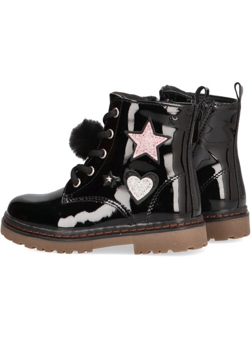 Botin Militar Niña Suela Plana - Modelo 151092 - Kiabi