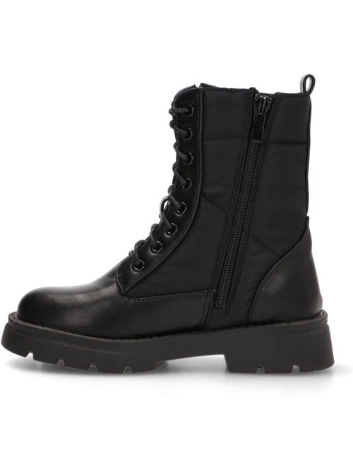 Botin Militar Niña Suela Plana - Pistacho - Kiabi