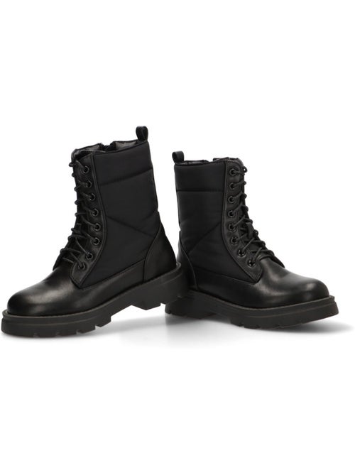 Botin Militar Niña Suela Plana - Pistacho - Kiabi