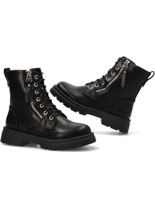 Botin Militar Niña Suela Plana - Pistacho - Kiabi