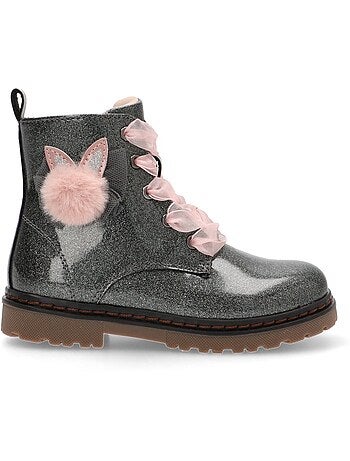 Botin Militar Niña Suela Plana - Xti Kids