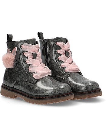 Botin Militar Niña Suela Plana - Xti Kids
