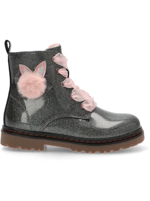 Botin Militar Niña Suela Plana - Xti Kids - Kiabi