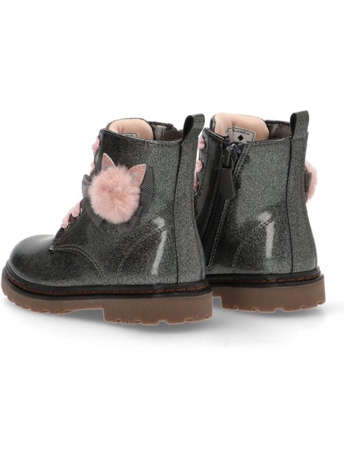 Botin Militar Niña Suela Plana - Xti Kids - Kiabi