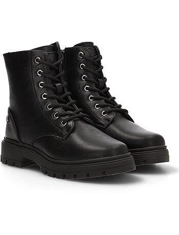 Botin Militar Niña Suela Plana - Xti Kids