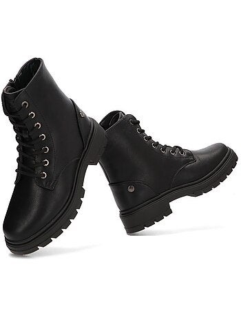 Botin Militar Niña Suela Plana - Xti Kids