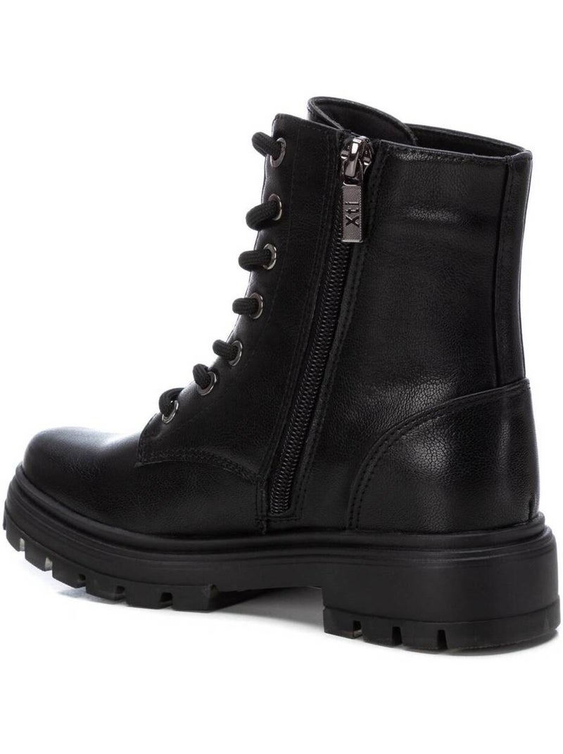 Botin militar niña suela plana - xti kids Negro - Kiabi