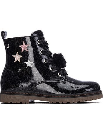Botin militar niña suela plana - xti kids