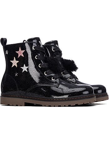 Botin militar niña suela plana - xti kids