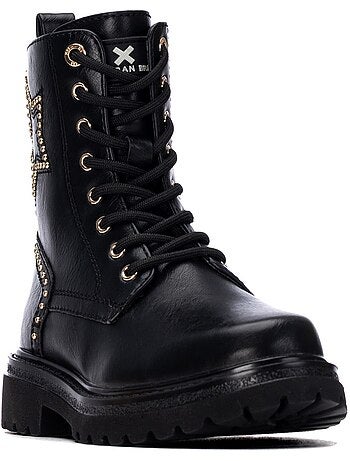 Botin militar niña suela plana - xti kids