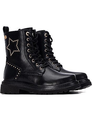 Botin militar niña suela plana - xti kids