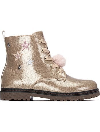 Botin militar niña suela plana - xti kids