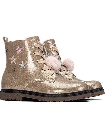 Botin militar niña suela plana - xti kids