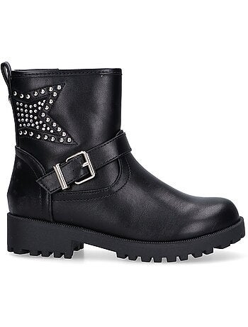 Botin Militar Niña Tacón Medio - Etika