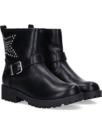 Botin Militar Niña Tacón Medio - Etika