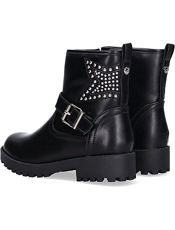 Botin Militar Niña Tacón Medio - Etika