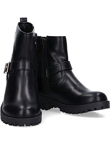 Botin Militar Niña Tacón Medio - Etika
