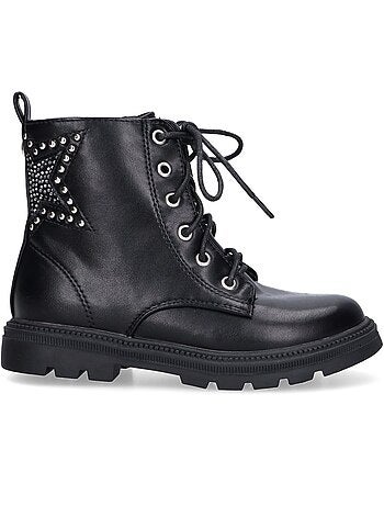 Botin Militar Niña Tacón Medio - Etika