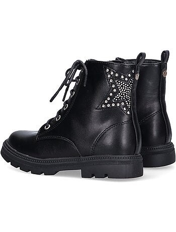 Botin Militar Niña Tacón Medio - Etika