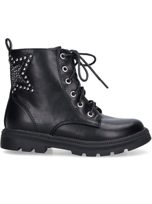 Botin Militar Niña Tacón Medio - Etika - Kiabi