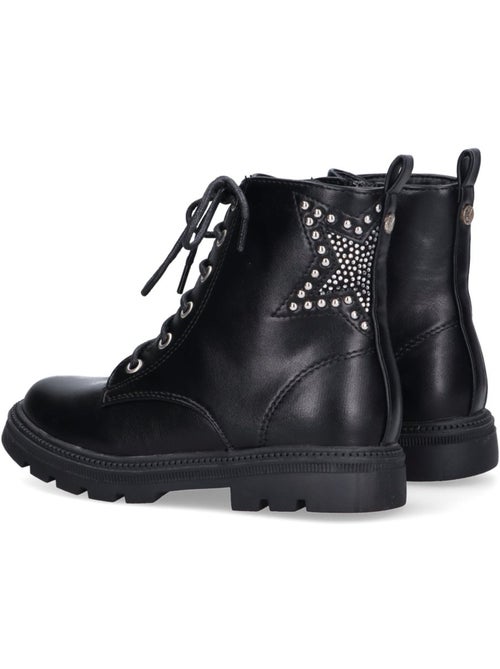 Botin Militar Niña Tacón Medio - Etika - Kiabi