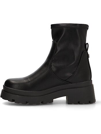 Botin Motero Chelsea Mujer Suela Doble - Mustang