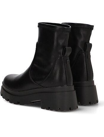 Botin Motero Chelsea Mujer Suela Doble - Mustang