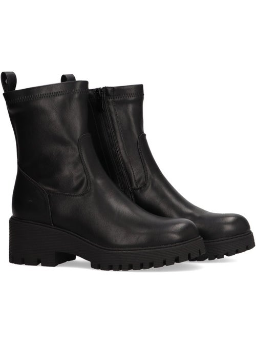 Botin Motero Chelsea Mujer Suela Plana - Etika - Kiabi