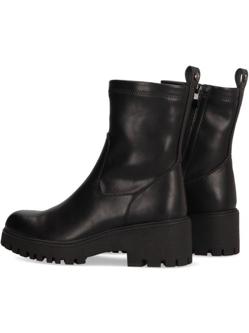 Botin Motero Chelsea Mujer Suela Plana - Etika - Kiabi