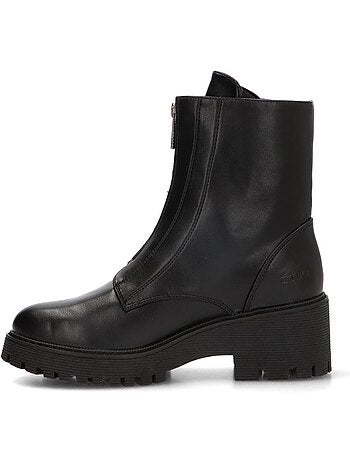 Botin motero chelsea mujer tacón medio - etika