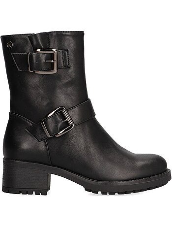 Botin Motero Chelsea Mujer Tacón Medio - Etika