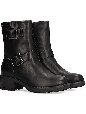 Botin Motero Chelsea Mujer Tacón Medio - Etika