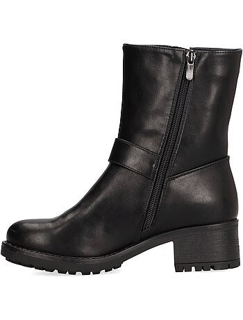 Botin Motero Chelsea Mujer Tacón Medio - Etika