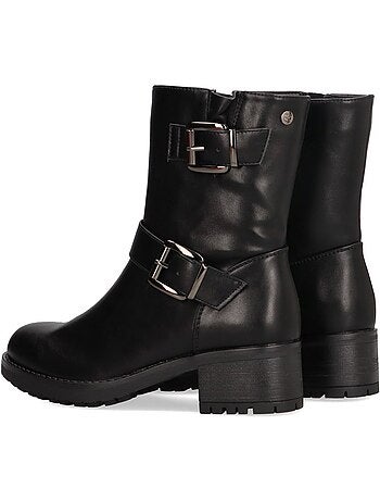 Botin Motero Chelsea Mujer Tacón Medio - Etika