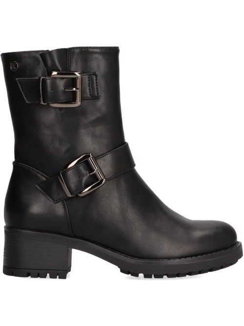 Botin Motero Chelsea Mujer Tacón Medio - Etika - Kiabi