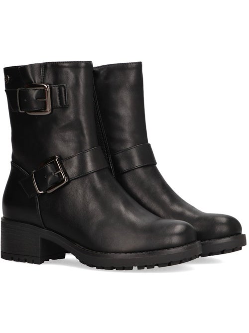 Botin Motero Chelsea Mujer Tacón Medio - Etika - Kiabi