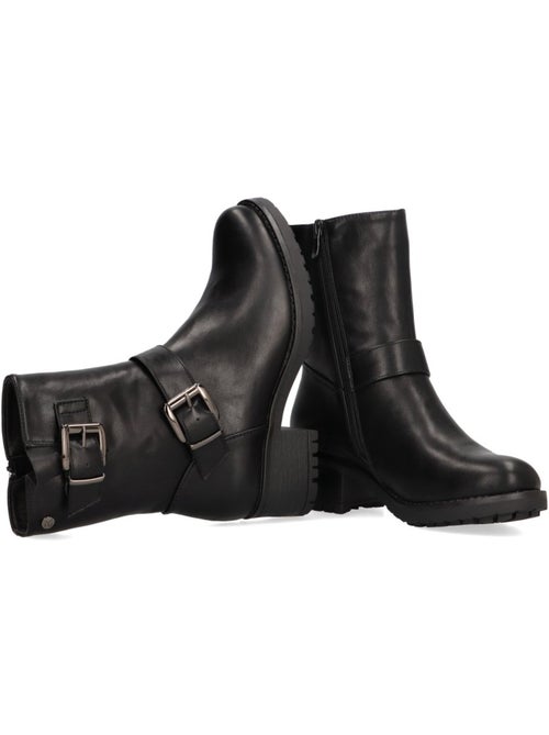 Botin Motero Chelsea Mujer Tacón Medio - Etika - Kiabi