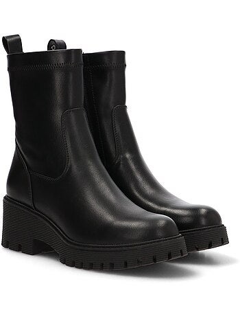 Botin Motero Chelsea Mujer Tacón Medio - Etika