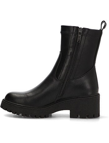 Botin Motero Chelsea Mujer Tacón Medio - Etika