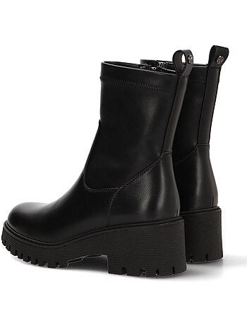 Botin Motero Chelsea Mujer Tacón Medio - Etika